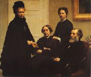 Henri Fantin-Latour The Dubourg Family oil painting artist